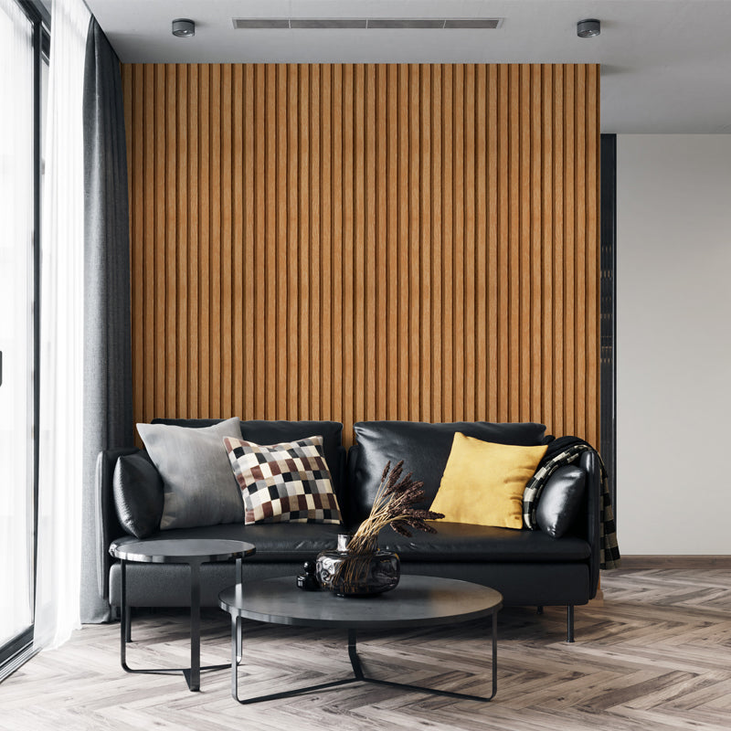 STICKCOOL 10m Roll Peel and Stick Vinyl 3D Wallpaper Wood Stripe Adhesive