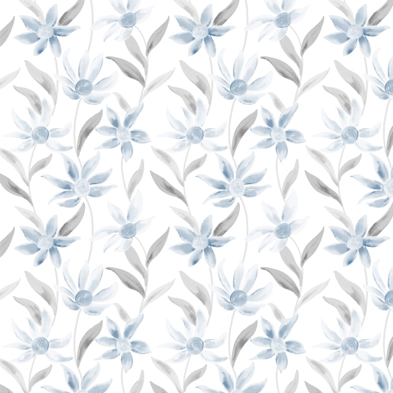 STICKCOOL 10m Watercolor Daisy Bloom peel and stick Wallpaper Gift wrapping