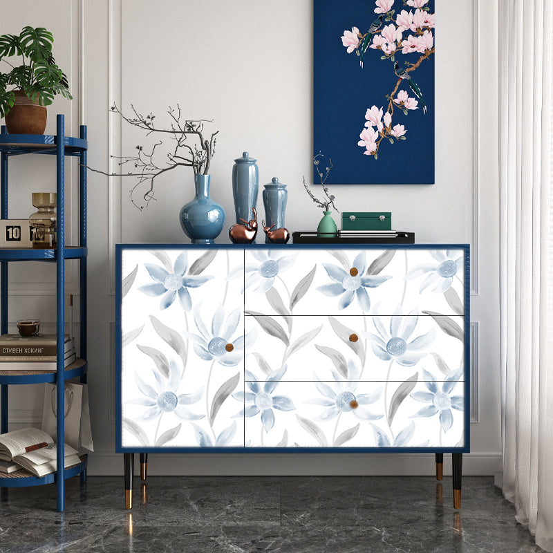 STICKCOOL 10m Watercolor Daisy Bloom peel and stick Wallpaper Gift wrapping