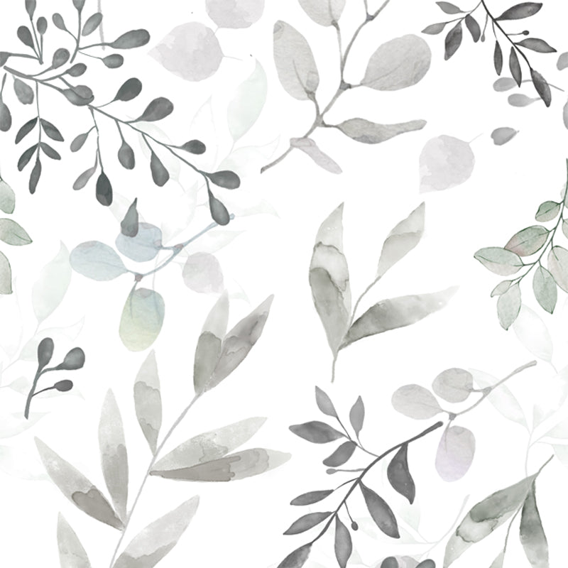 10m Roll Peel & Stick 3DWallpaper Furniture Cabinet Watercolor-Leaves