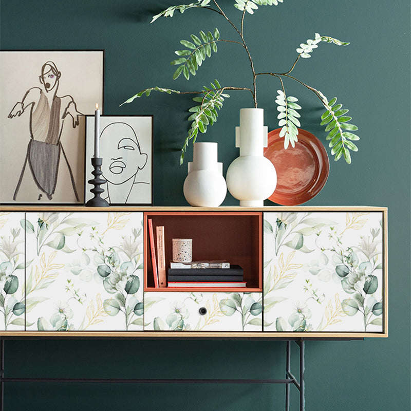 5m Roll Peel and Stick Vinyl 3D Wallpaper Caravan Cabinet, Gift Wrapping, Office, Bed and breakfast, Renter-3 colors