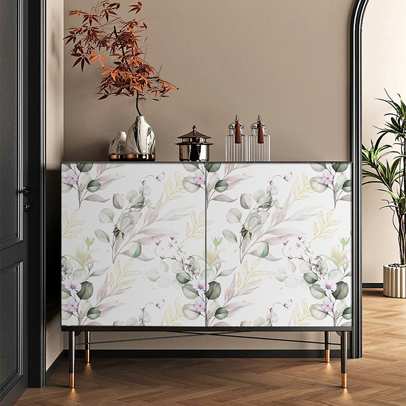 5m Roll Peel and Stick Vinyl 3D Wallpaper Caravan Cabinet, Gift Wrapping, Office, Bed and breakfast, Renter-3 colors