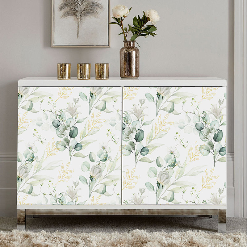 5m Roll Peel and Stick Vinyl 3D Wallpaper Caravan Cabinet, Gift Wrapping, Office, Bed and breakfast, Renter-3 colors