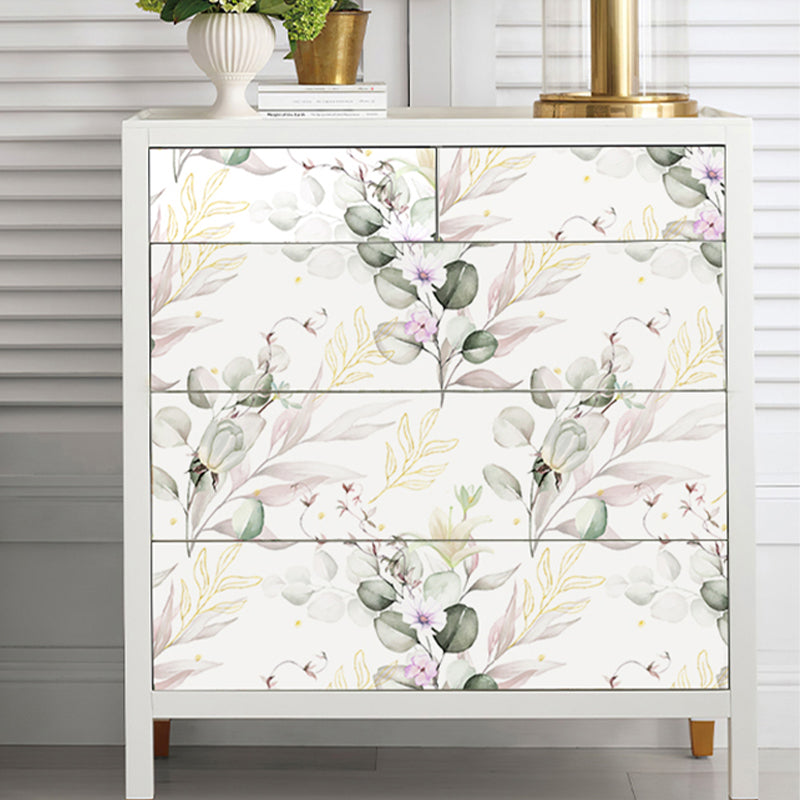 5m Roll Peel and Stick Vinyl 3D Wallpaper Caravan Cabinet, Gift Wrapping, Office, Bed and breakfast, Renter-3 colors
