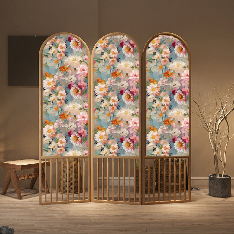 10mRoll Peel Stick Vinyl 3D Wallpaper Furniture Cabinet OilPaint Flower0321