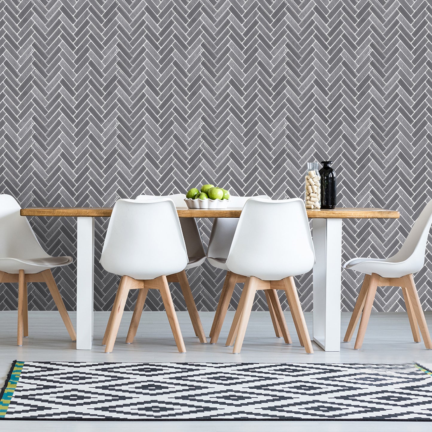 10-Sheet Mosaic Tiles Peel and Stick Backsplash Kitchen 2.5mm Thicker Design - Arrow