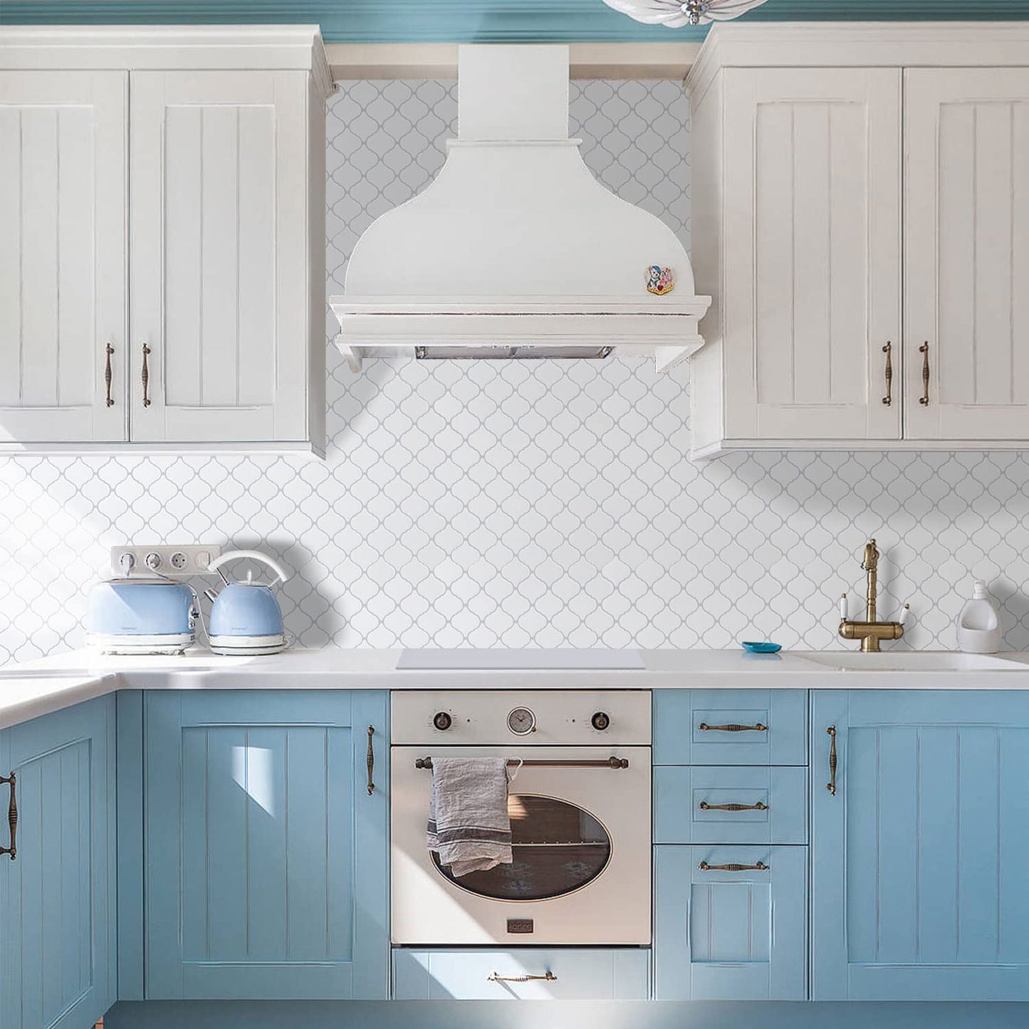 10-Sheet Subway Tiles Peel and Stick Backsplash, 30.5cmx30.5cm Stick on Tiles Kitchen Backsplash (Thickness 2.5mm)