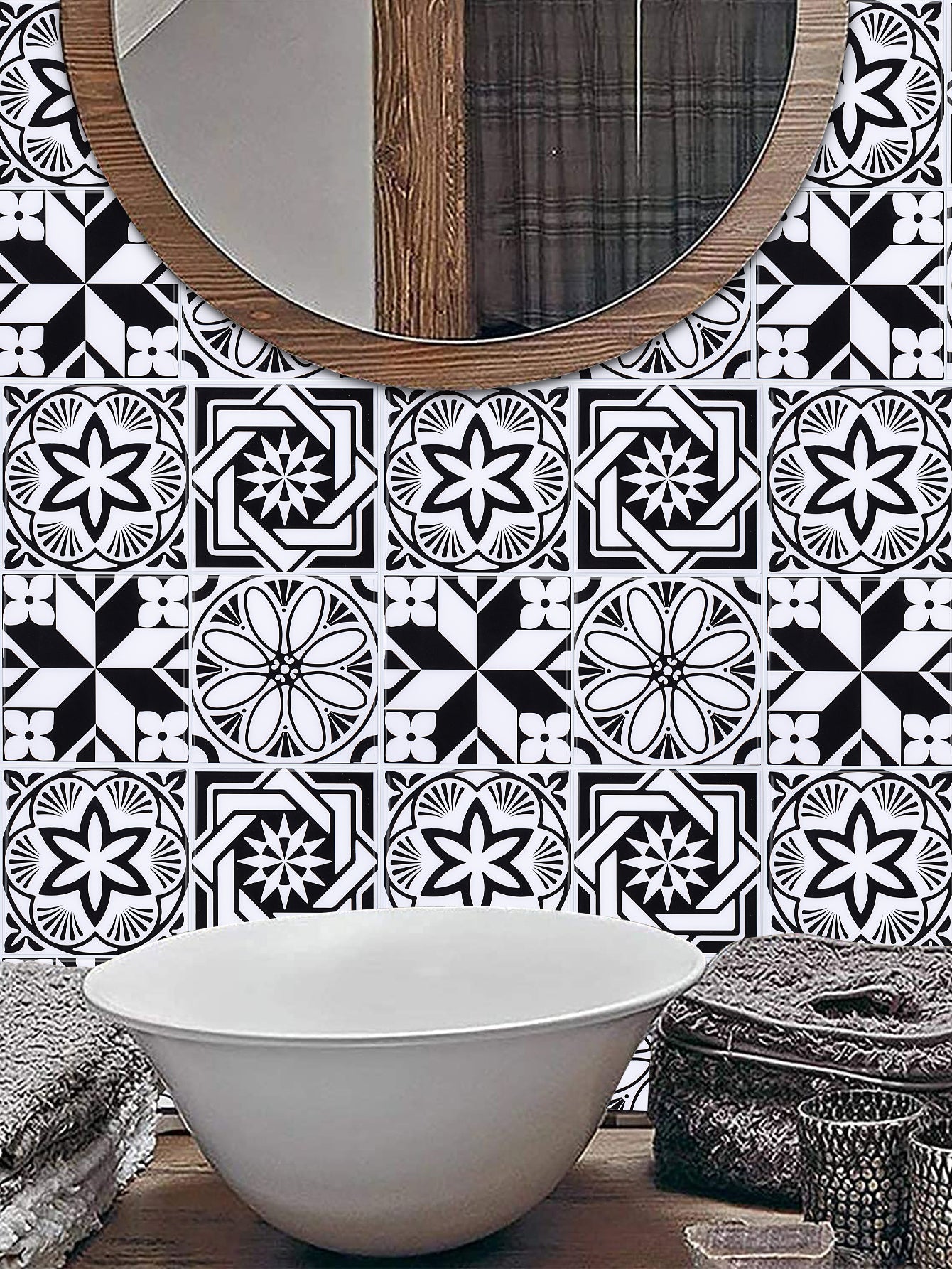 10-Sheet Subway Tiles Peel and Stick Backsplash, 30.5cmx30.5cm Stick on Tiles Kitchen Backsplash (Thickness 1.2mm)