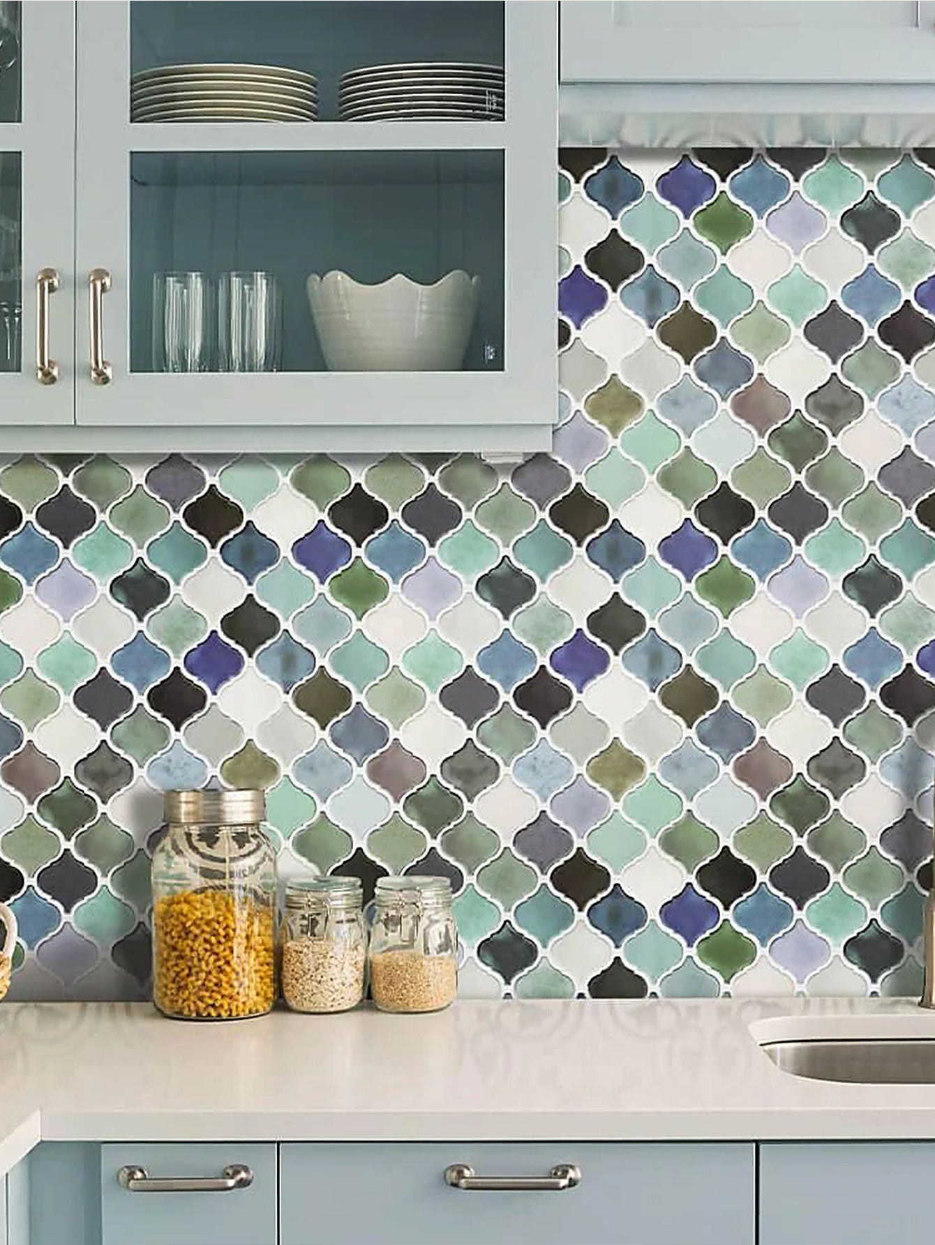 10-Sheet Subway Tiles Peel and Stick Backsplash, 30.5cmx30.5cm Stick on Tiles Kitchen Backsplash (Thickness 2.5mm)