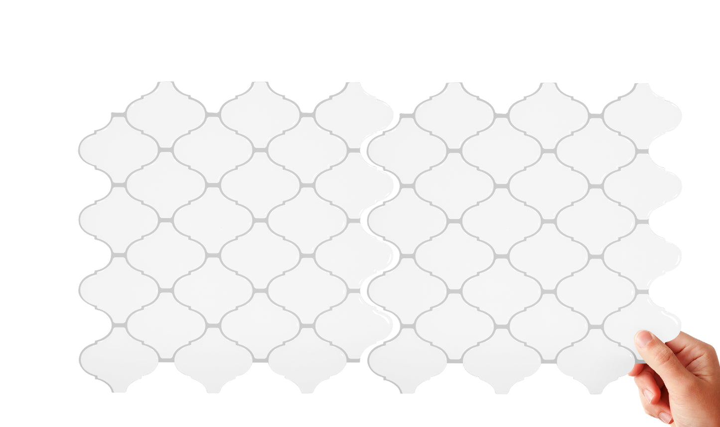 10-Sheet Subway Tiles Peel and Stick Backsplash, 30.5cmx30.5cm Stick on Tiles Kitchen Backsplash (Thickness 2.5mm)