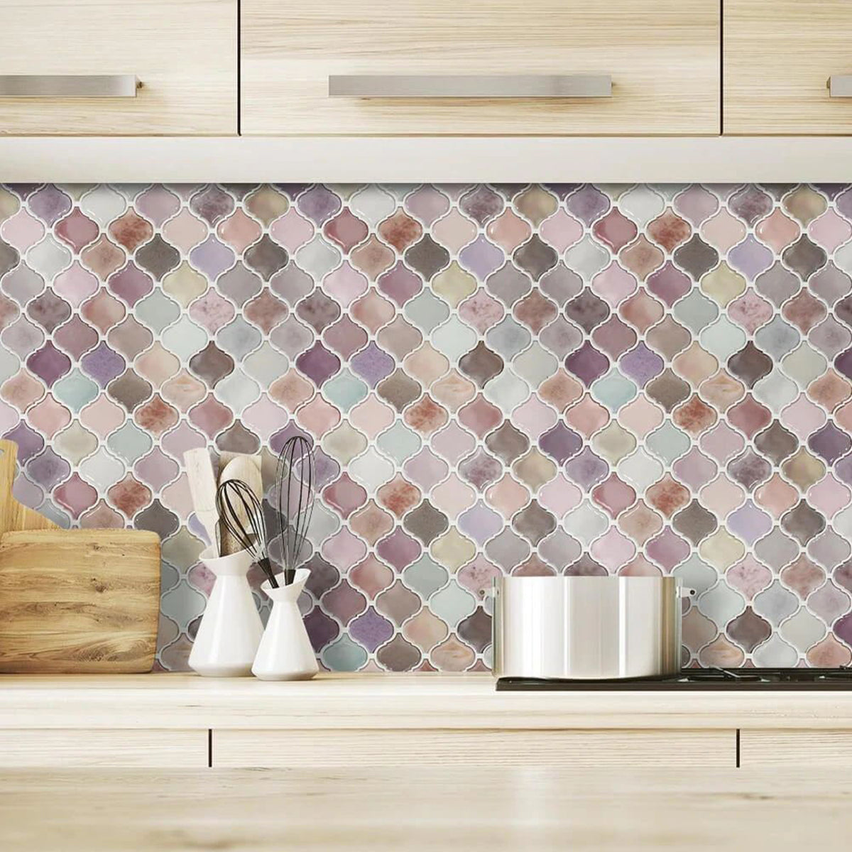 10-Sheet Subway Tiles Peel and Stick Backsplash, 30.5cmx30.5cm Stick on Tiles Kitchen Backsplash (Thickness 2.5mm)