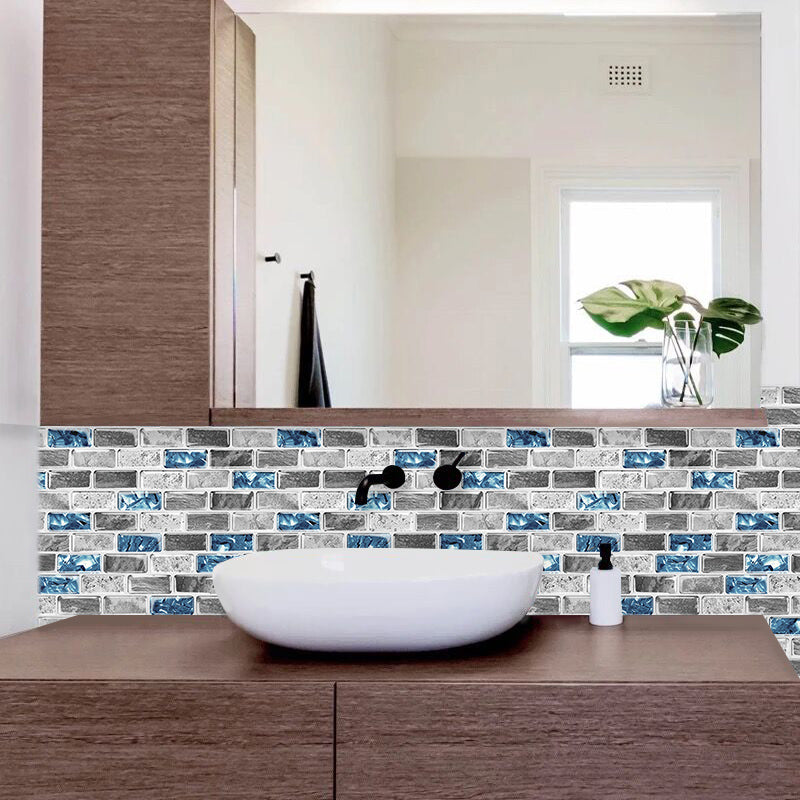 10-Sheet Subway Tiles Peel and Stick Backsplash, 30.5cmx30.5cm Stick on Tiles Kitchen Backsplash (Thickness 1.2mm)