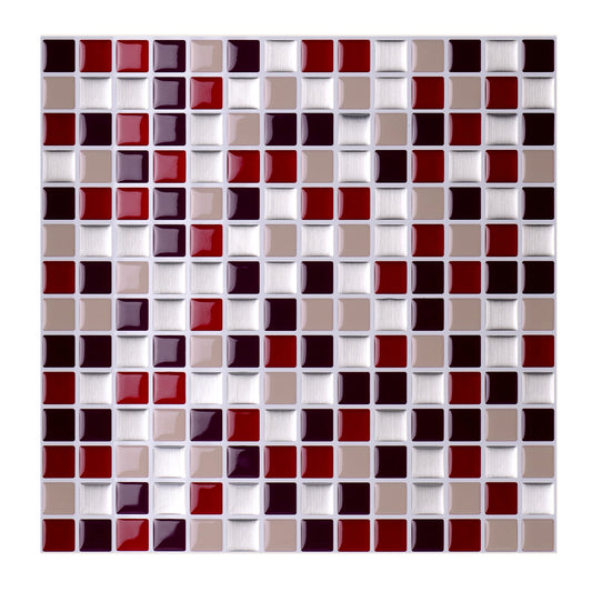 10-Sheet Subway Tiles Peel and Stick Backsplash, 30.5cmx30.5cm Stick on Tiles Kitchen Backsplash (Thickness 1.2mm)